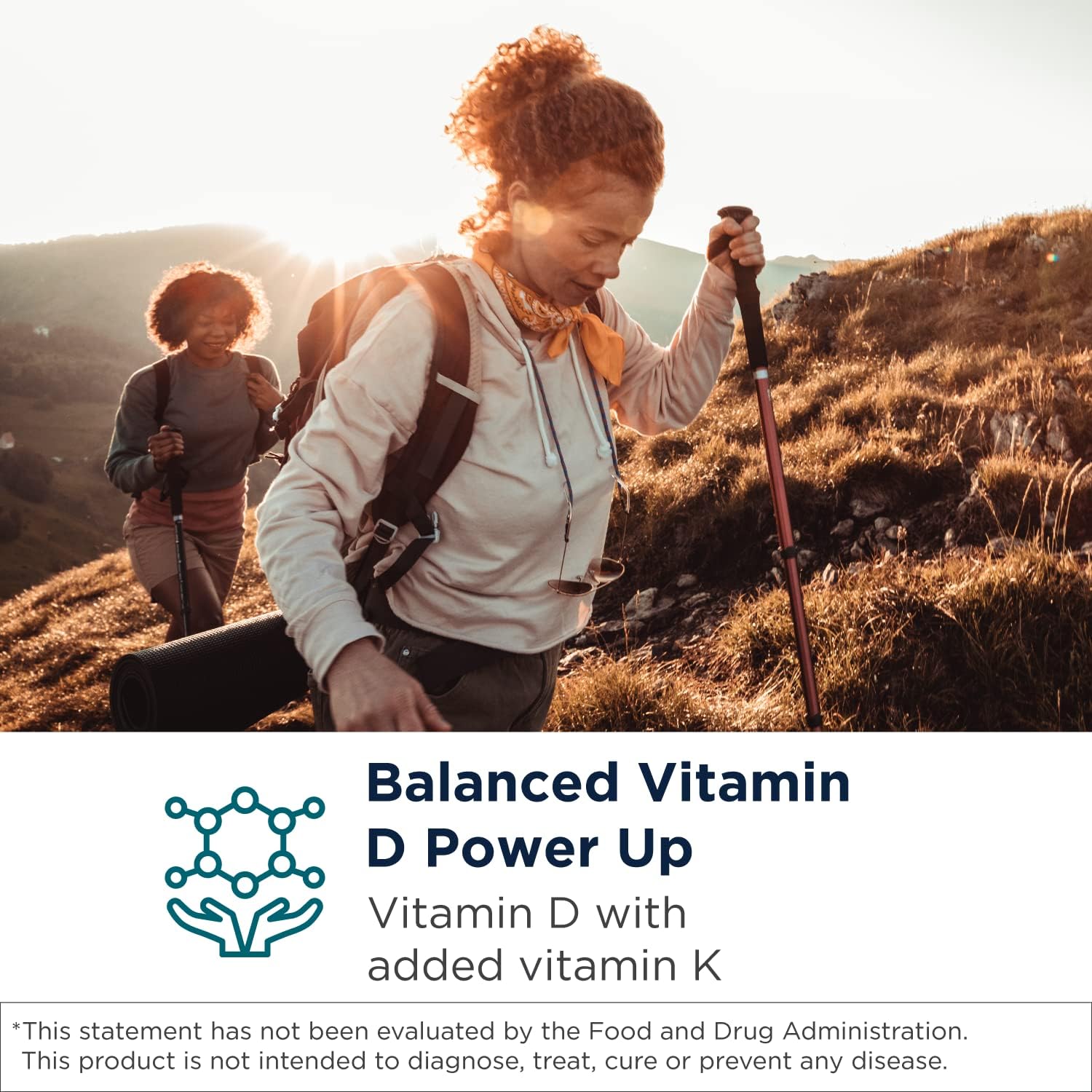 Designs for Health Vitamin D Synergy - 2000 IU Vitamin D with K Supplement - Supports Healthy Moods, Bone Health + Immune Health for Adults - VIT D3 + Vitamin K - Gluten Free + Non-GMO (120 Capsules)