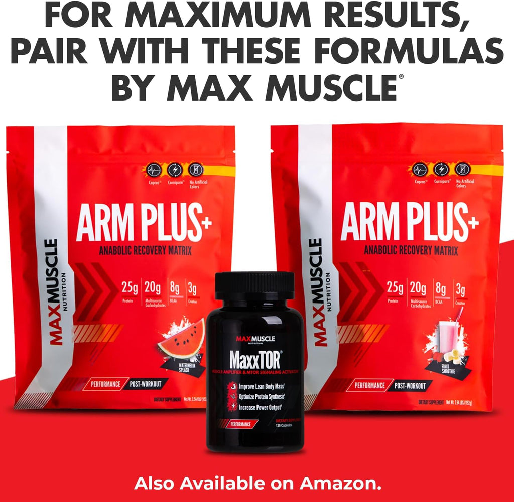 Max Muscle Maxpro Elite Whey Protein Powder | 30g Protein | 0g Sugar | 6.6g BCAAs | Micellar Casein Cold Filtered Whey Isolate Protein | Promotes Muscle Growth & Recovery (Chocolate Cake, 4lb)