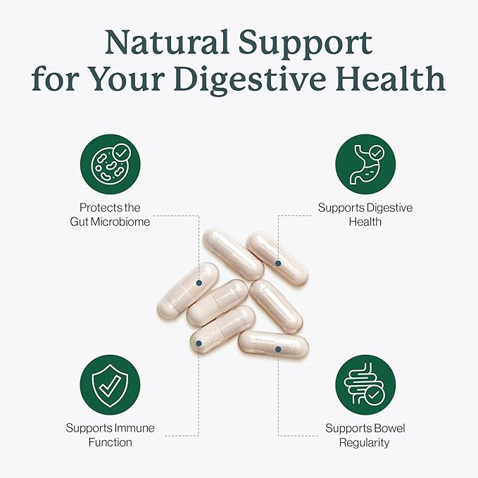 Dr. Fuhrman Prebiotic and Probiotic for Women & Men | Flora Biotect Natural Support for Digestive Health & Gut Biome | Provides Bloating Relief & Bowel Regularity | 20 Billion Live Strains | 60 Caps