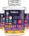 NuBest Tall - Calcium Supplement - Magnesium Supplement for Bones, Teeth - Support Bone Strength, Enhanced Immunity for Ages 5+ with Vitamin D3, Vitamin K2 and Blended Herbs - 3 Pack