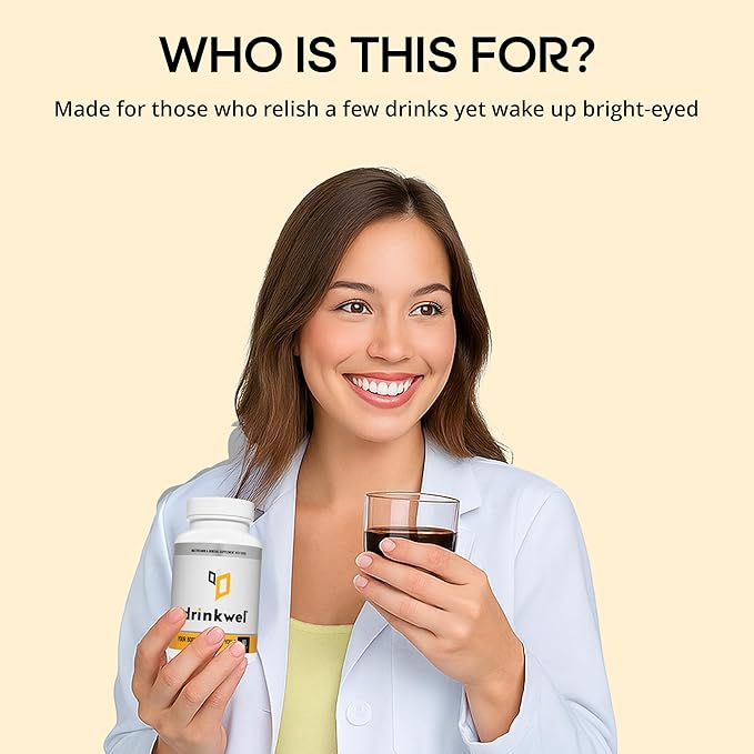 drinkwel for Better Mornings - Premium Multivitamin Supplement - Liver Support & Immune Support- Milk Thistle, Vitamin C, Zinc, Magnesium - 90 Count - Single Bottle