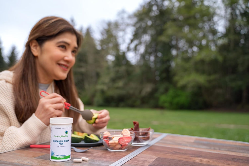 Seeking Health Histamine Nutrients, Formerly Histamine Block Plus, DAO Enzyme Supplement for Histamine Food Intolerance, Supports GI and Digestive Health (60 Capsules)*