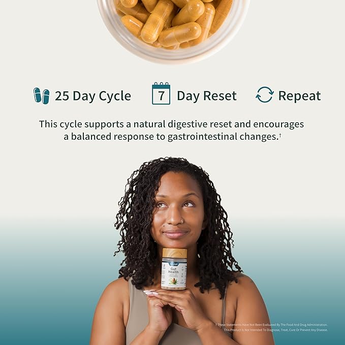 Snap Supplements Gut Health Supplement with Probiotics for Women & Men, Digestive Enzymes & Prebiotics - Turmeric, Aloe, Pylopass & Zinc, 50 Vegetarian Capsules