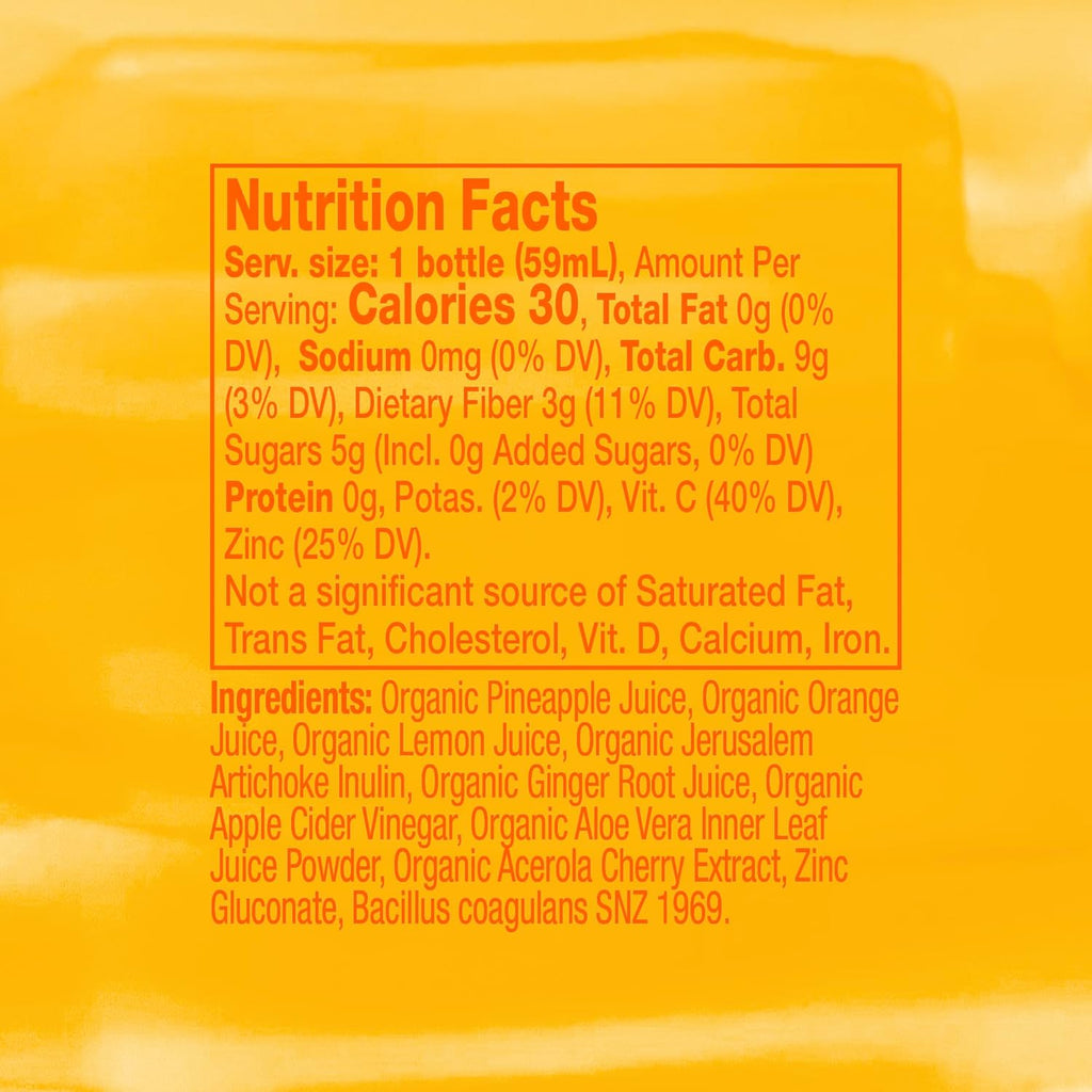 Vive Organic Digest + Immunity Dual-Boost Shot, Cold-Pressed Aloe Vera, Apple Cider, Probiotics, 2g Fiber, Gluten Free, Vegan, 2 Fl Oz (Pack of 12)