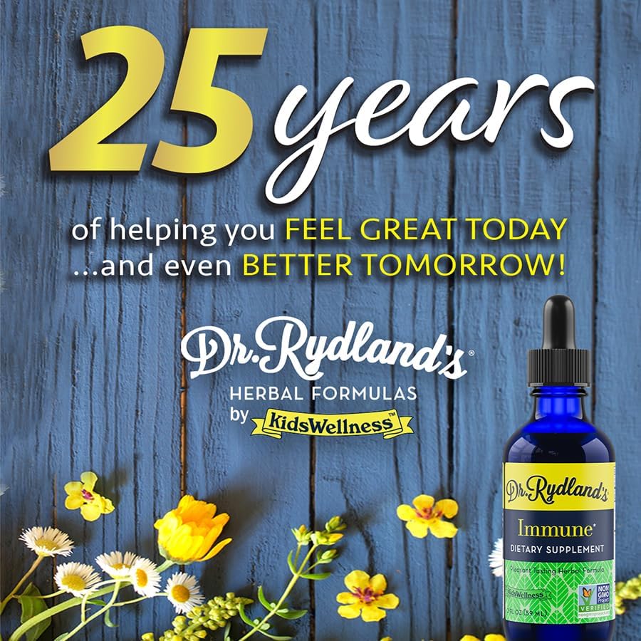 Dr. Rydland's Herbal Supplement | Created by KidsWellness |CandiBiome | Restores Intestinal Balance Related to Digestive, Skin, Immune Disorders | 2 Ounce Bottle