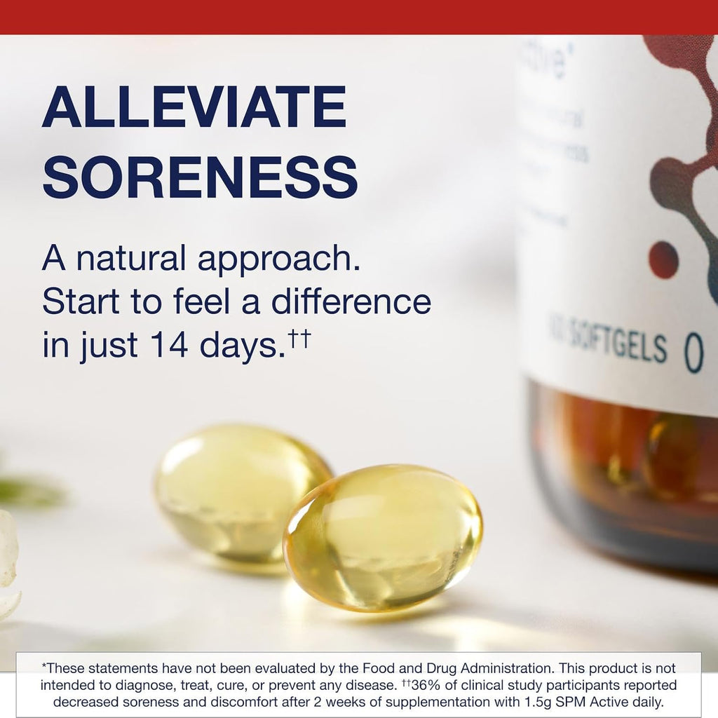 Metagenics SPM Active - Specialized Pro-Resolving Mediators from Marine Oils - Supports Normal Inflammatory Response, Tissue Health, Joint Comfort, Immune Health - Non-GMO & Gluten-Free - 60 Softgels