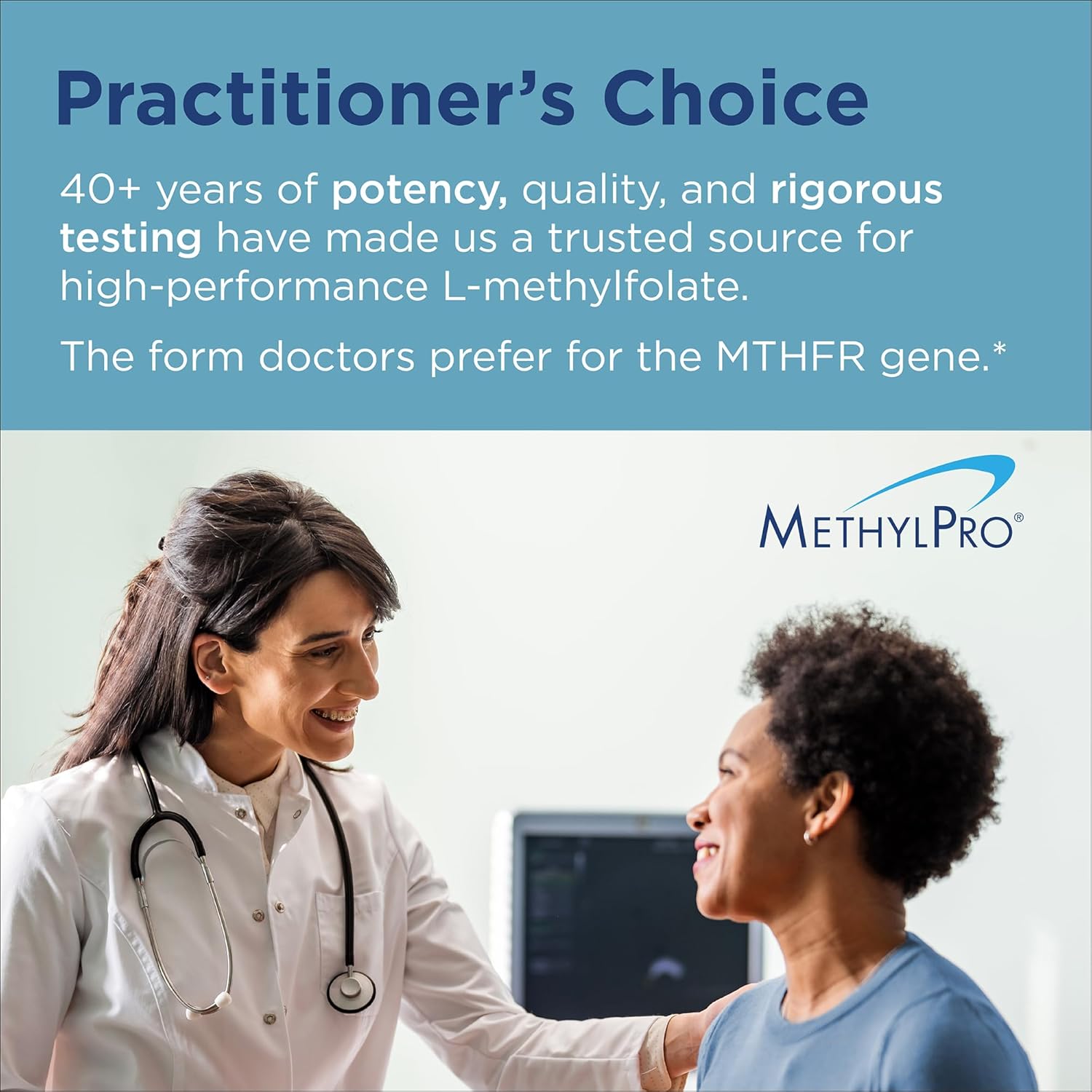 MethylPro L-Methylfolate 15 mg - L Methyl Folate, Methylfolate Supplement for Women & Men, Methylated Vitamin B9 (5-MTHF) for Brain Health, Focus, Calm - 30 Capsules (Pack of 1)