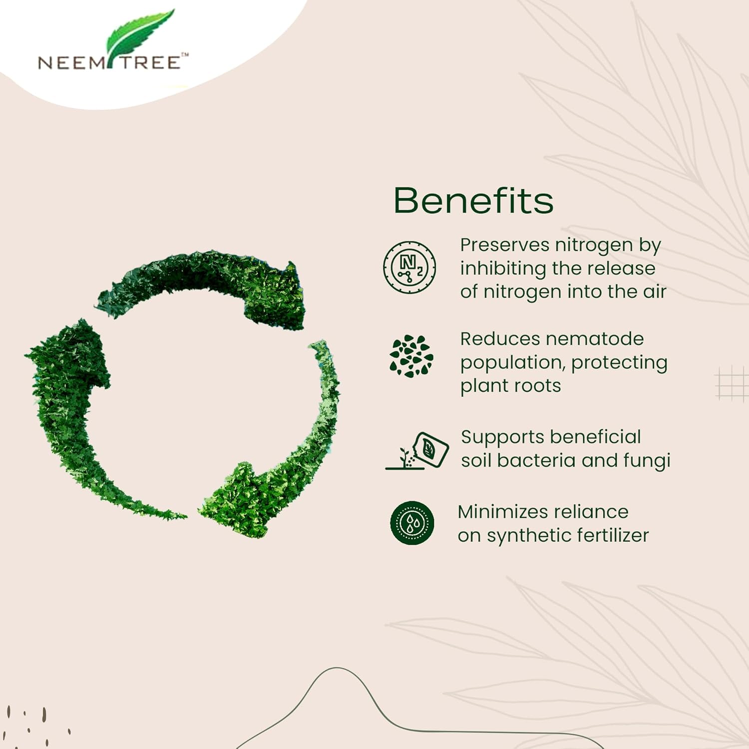 NeemTree Neem Gold (4-1-2) 4 Pounds Organic - Neem Seed Meal Fertilizer- Seed Meal for Indoor and Outdoor Plants, Lawn & Garden Growth - Vegan Neem Seed Meal Fertilizer | OMRI Approved