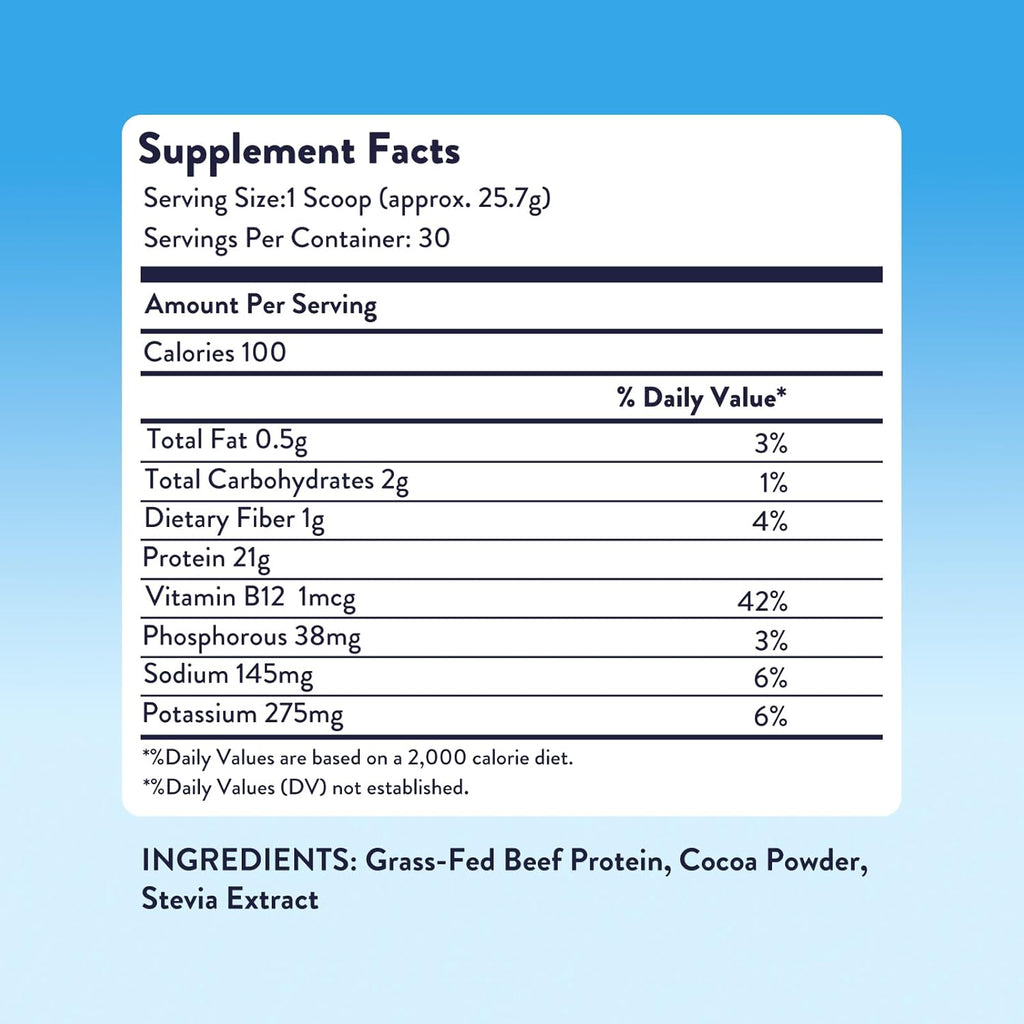 Equip Foods Prime Protein Powder | Clean, Grass Fed Beef Protein Isolate | Carnivore Protein Powder | Paleo, Keto Friendly | Gluten, Dairy Free | Helps Build & Repair Tissue | 30 Servings, Chocolate
