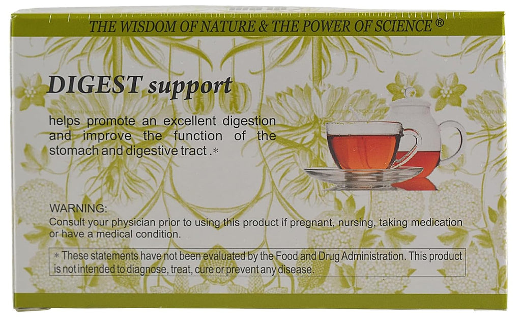 Salem Botanicals Herbal Tea, Digest Support, 20 Count, 1.2 oz