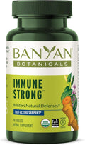 Banyan Botanicals Immune Strong – Organic Supplement with Turmeric & Tulsi ­­– Ayurvedic Immune Formula That Supports The Body's Natural Defenses* – 90 Tablets – Non-GMO Sustainably Sourced Vegan