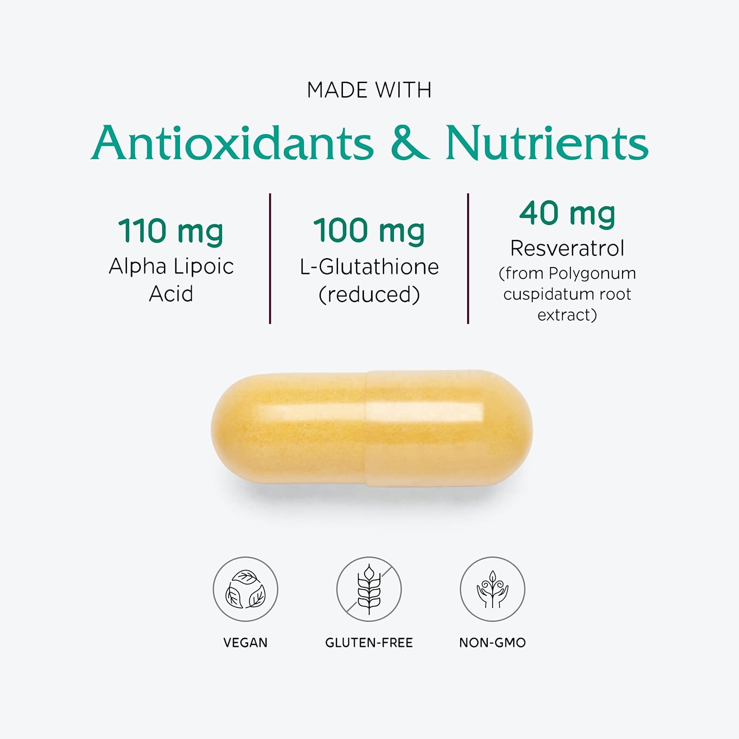 Vitanica Ovum A.M. - Egg Quality Support with Vitamin D3, Alpha Lipoic Acid & CoQ10 - Works Best with Ovum P.M. - Herbal Dietary Supplements - Lady - 30 Vegan Caps