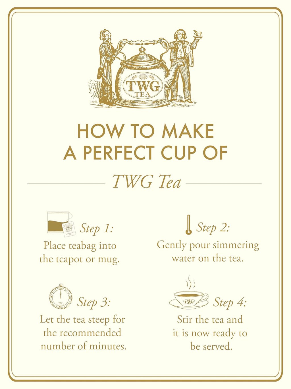 TWG Tea | Follow Me Tea | Green Tea | Ginseng & Pineapple | 15 Hand Sewn Cotton Teabags | Gift Set