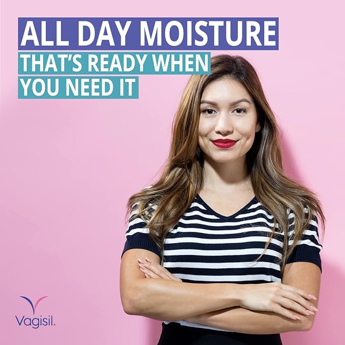 Vagisil Prohydrate Internal Vaginal Moisturizer, Gel & Lubricant for Women, Gynecologist Tested, 8 Count, Pack of 1 (8 Total Applicators)