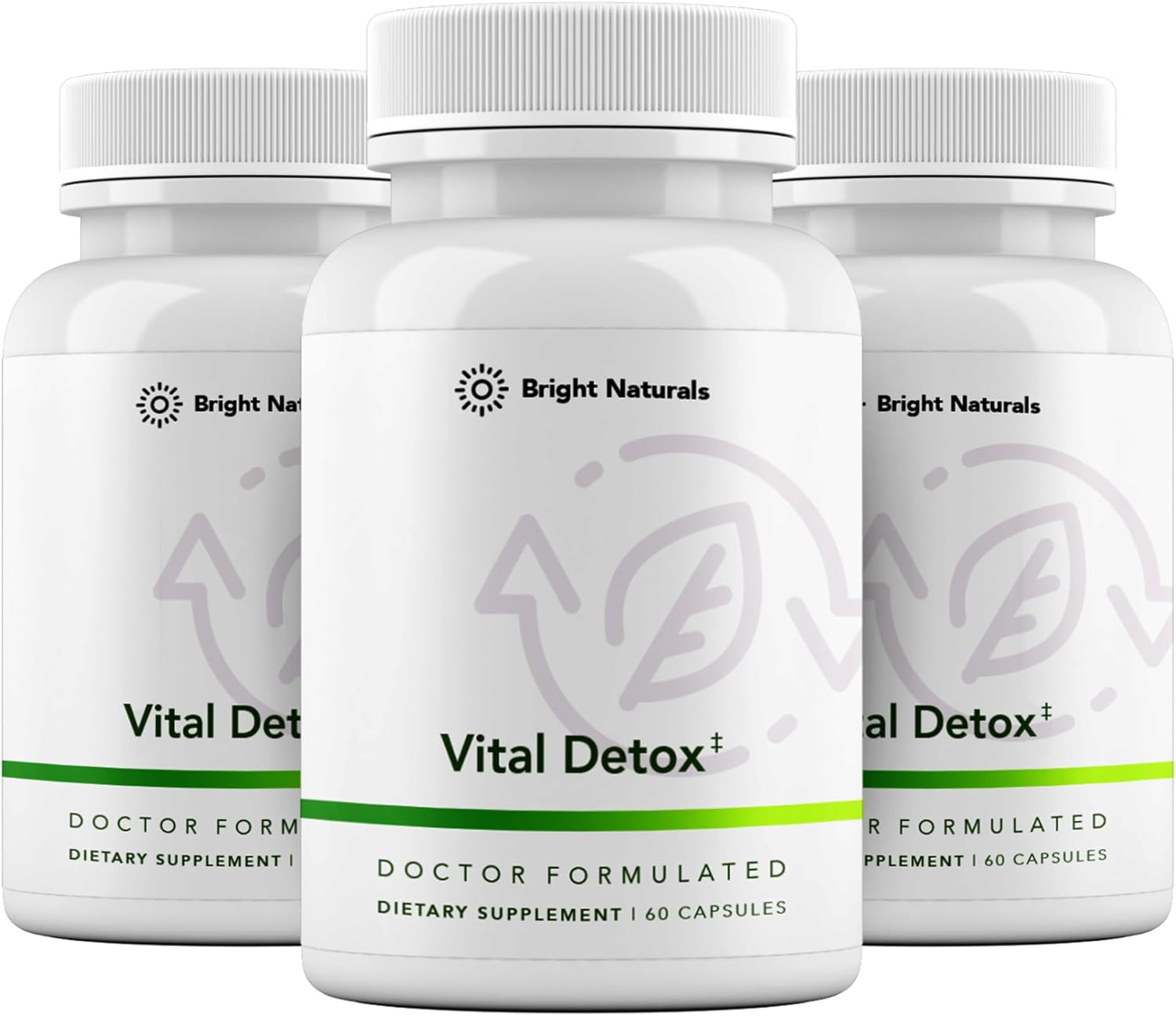 Vital Detox Liver Supplement - First Enzyme-Focused Liver Health Formula - Contains NAC with Milk Thistle, Sulforaphane, and More, 90 Servings