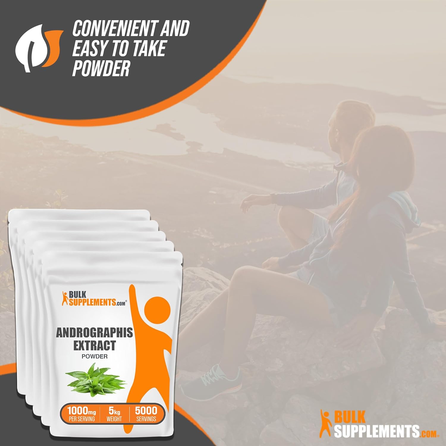 BulkSupplements.com Andrographis Extract Powder - Andrographis Paniculata, Herbal Supplement, Andrographis Powder - Gluten Free, 1000mg per Serving, 5kg (11 lbs)
