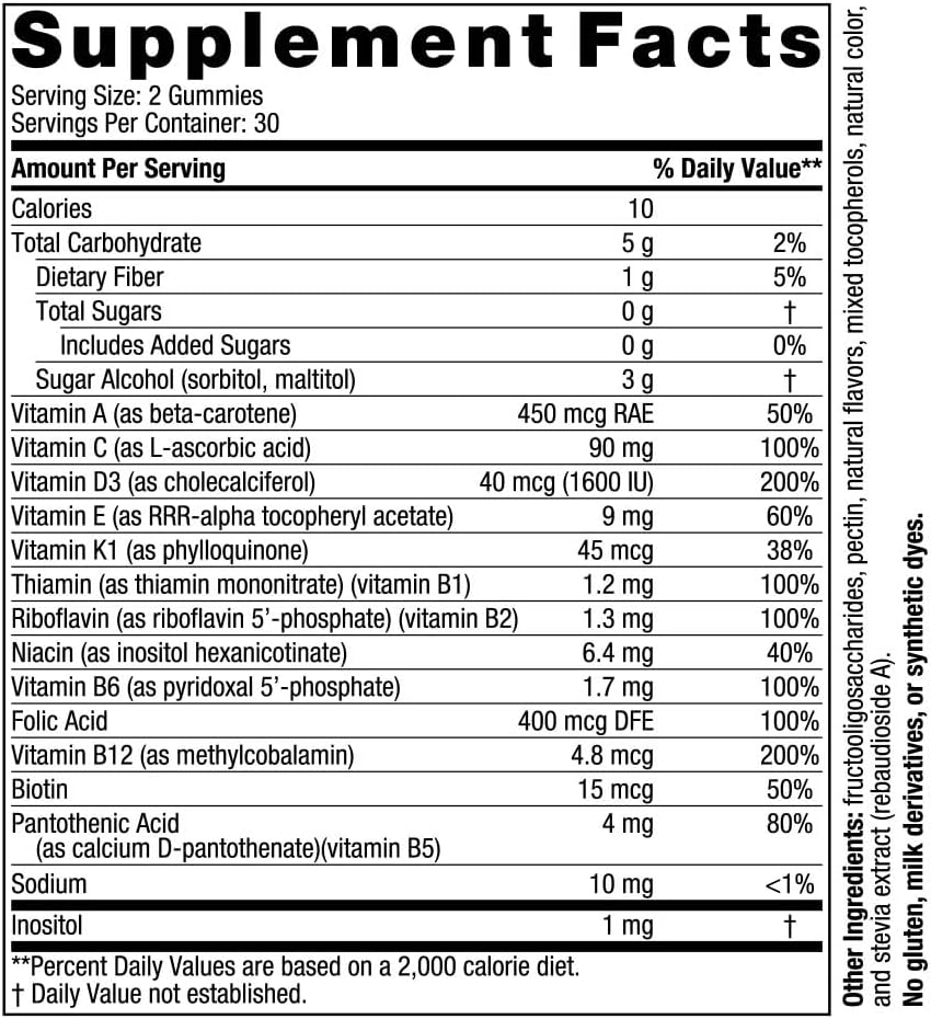 Nordic Naturals Zero Sugar Multi Gummies - Vegetarian Multivitamin Supplement - Passionfruit Mango - 60 Pectin-Based Gummies - 12 Essential Vitamins for Adults - Non-GMO - 30 Servings