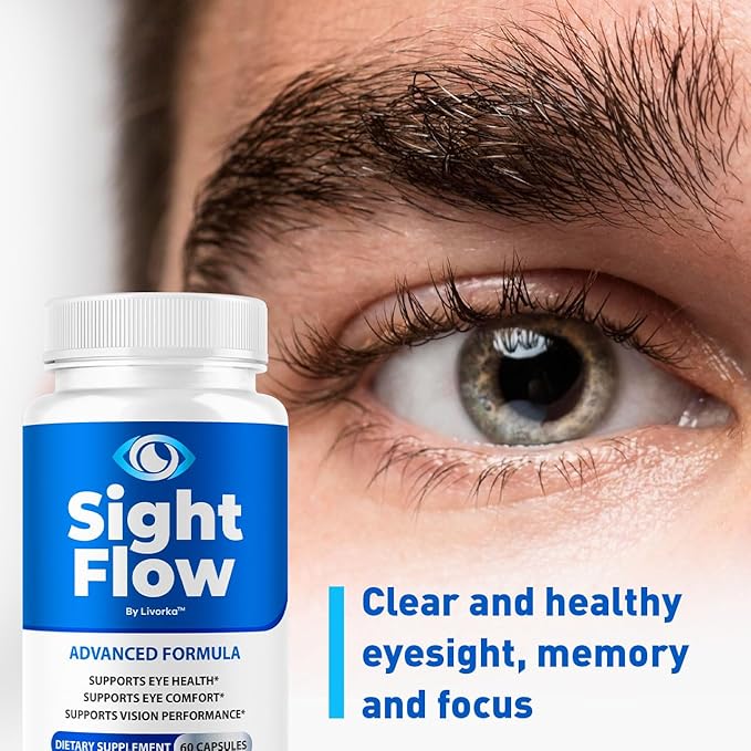 (3 Pack) Sight Flow Eye Capsules Advanced Formula - Official SightFlow Pills Premium Support Supplement All Natural Ingredients Vitamins for Eye Health and Wellness Formula, 180 Capsules for 3 Months