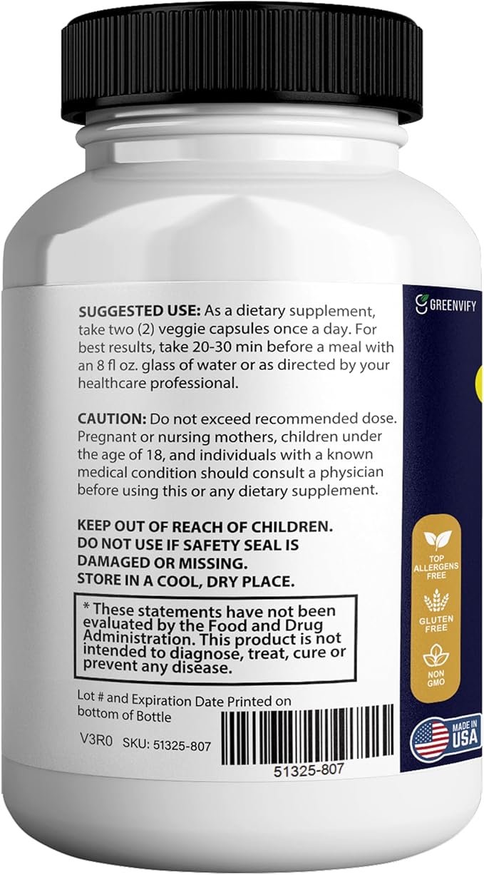Ocumax Plus Vision Support Supplement, 60 Capsules, with 24 Premium Herbal Extracts and Vitamins, Maximum Strength Eye Health Formula (2)