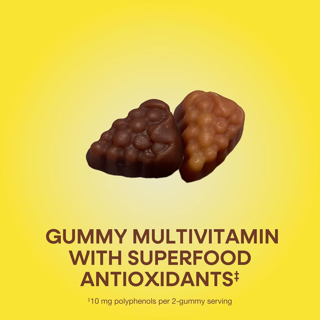 Nature's Way Alive! Women's 50+ Daily Gummy Multivitamins, Women's Supplements, Supports Healthy Heart, Brain & Bones,* B-Vitamins, Mixed Berry Flavored, 60 Gummies (Packaging May Vary)