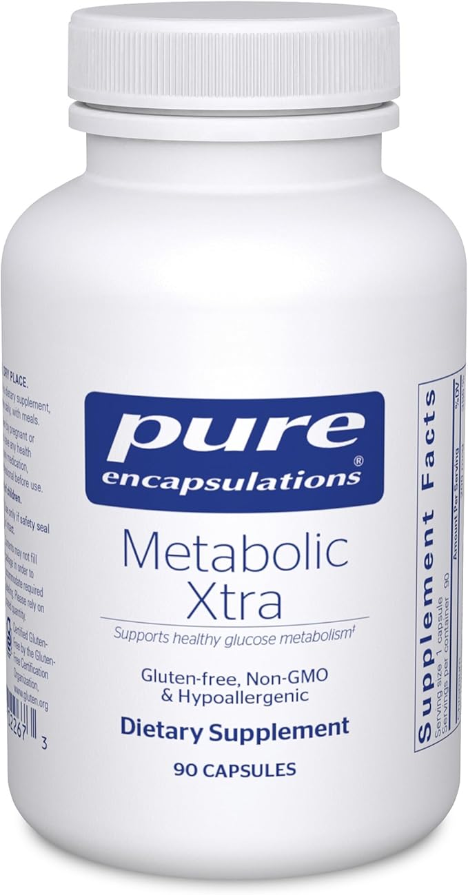 Pure Encapsulations Metabolic Xtra | Supplement to Support Carbohydrate Metabolism, and Homeostasis* | 90 Capsules