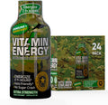Vitamin Energy Immune+ Extra Strength Energy Shot Army Orange 24 Pack, 260mg Natural Caffeine, B-Vitamins, Citicoline, Green Tea, Immunity & Focus Support, Zero Sugar, Gluten-Free 1.93 fl oz