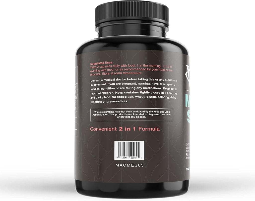 Visual Advantage® Macular Support + Meso-Z – Blue Light Eye Vitamin with Triple Antioxidants for Advanced Protection Against Digital Screens (180-Count)