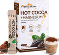 Nighttime Sleep Hot Cocoa with Magnesium: Mushroom Hot Chocolate Powder with Ashwaganda Lion's Mane Reishi Support Healthy Mood Sleep, Melatonin-Free Vegan Organic Non-GMO 20 Servings