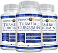 Research Verified Turmeric Curcumin - with BioPerine, Curcumin C3 Complex - Vegan - Made in The USA - 180 Capsules - Made in The USA