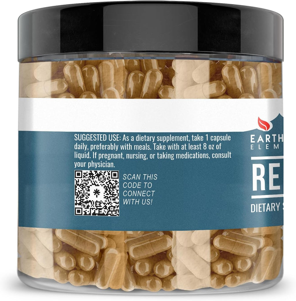 Earthborn Elements Red Clover, 200 Capsules, Pure & Undiluted, No Additives