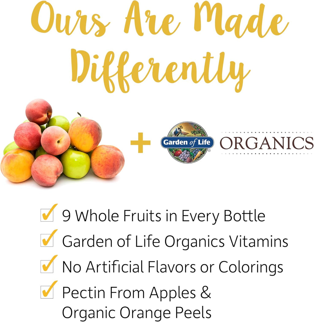 Garden of Life Organics Prenatal Gummies Multivitamin with Vitamin D3, B6, B12, C & Folate for Healthy Fetal Development – Organic, Non-GMO, Gluten-Free, Vegan, Berry Flavor, 30 Day Supply