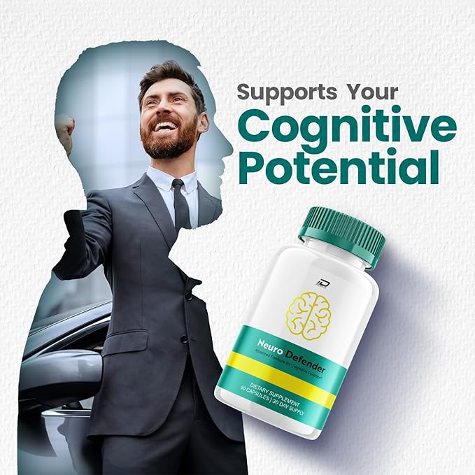 Neuro Defender Supplement Capsules – NeuroDefender Natural Blend Formula Focus Memory Support and Reviews (1 Pack – 60 Capsules)