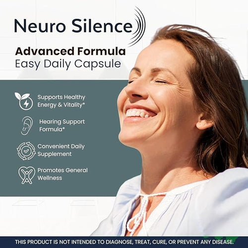 (3 Pack) Neuro Silence Capsules - Official NeuroSilence Advanced Support Supplement, Natural Ear Health Support Vitamins for Overall Health & Wellness, 180 Capsules for 3 Months