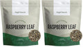 MagJo Naturals, Red Raspberry Leaf (16 Oz) Dried leaves, Wild-Harvest, herbal tea, Cut & Sifted, Packaged in USA, resealable bag (Pack of 2)