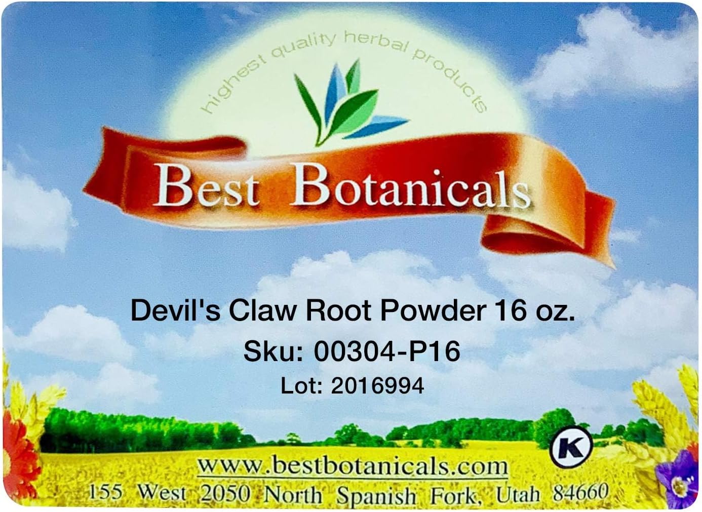 Best Botanicals Devil's Claw Root Powder 16 oz.