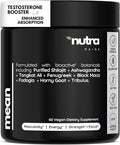 Men's Testosterone Support–10-in-1 Horny Goat Weed with Tongkat Ali, Ashwagandha, Shilajit, Maca, Fadogia Agrestis, Tribulus & More – Energy, Vitality & Libido Support – 60 Vegan Capsules