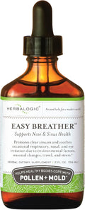 Herbalogic - Easy Breather Liquid Herb Drops - Supports Nose & Sinus Health - Helps Healthy Bodies Cope with Pollen & Mold - Based on The Traditional Chinese Formula Yu Ping Fang San - 2 Fl. Oz.