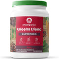 Amazing Grass Greens Blend Superfood: Super Greens Powder with Spirulina, Chlorella, Beet Root Powder, Digestive Enzymes, Prebiotics & Probiotics, Berry, 100 Servings (Packaging May Vary)