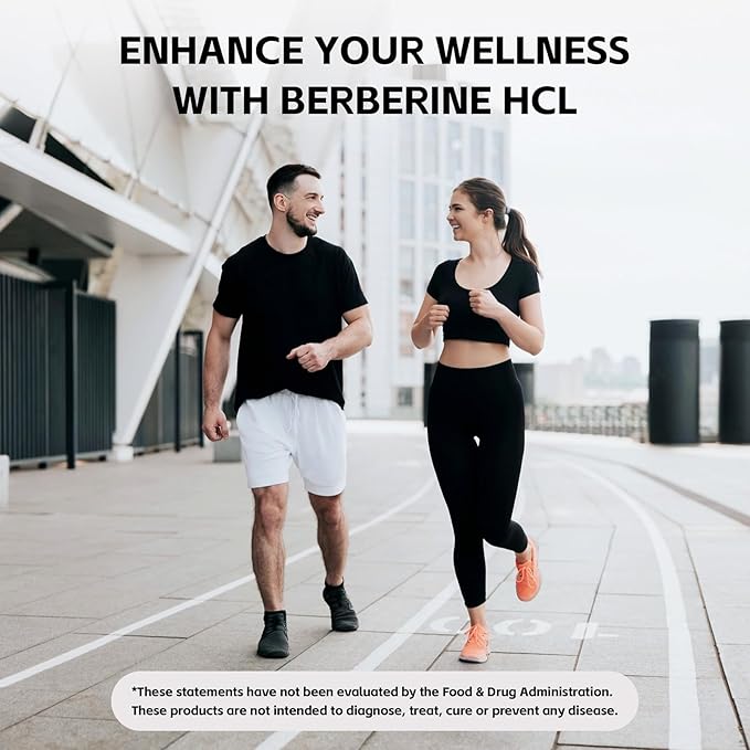FraFr.gancia Berberine HCl Supplement with Ceylon Cinnamon & Citrus Bergamot – Botanical Formula for Daily Wellness – 120 Vegan Capsules