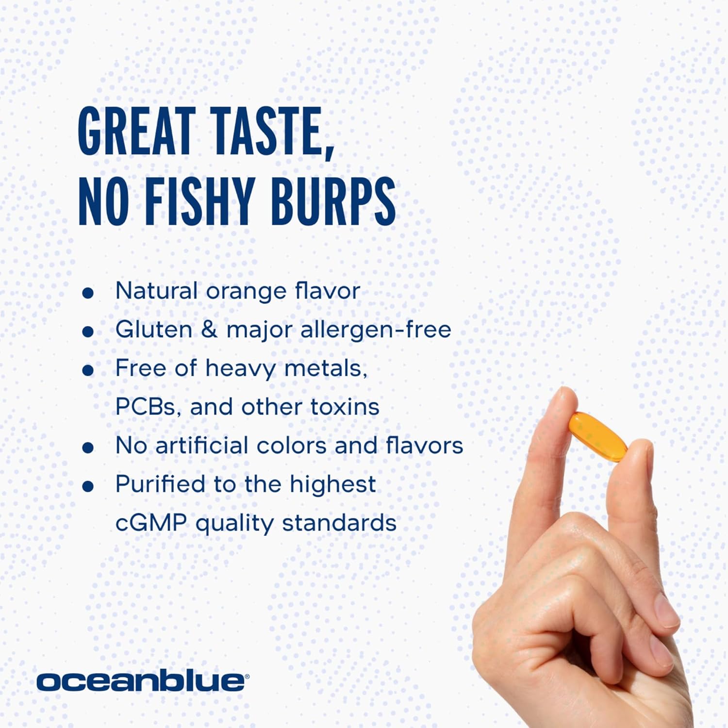 Oceanblue Professional Omega-3 2100 with CoQ10 – 90 ct – 2 Pack – Triple Strength Fish Oil Supplement with High-Potency EPA and DHA, and CoQ10 – Orange Flavor (60 Servings)