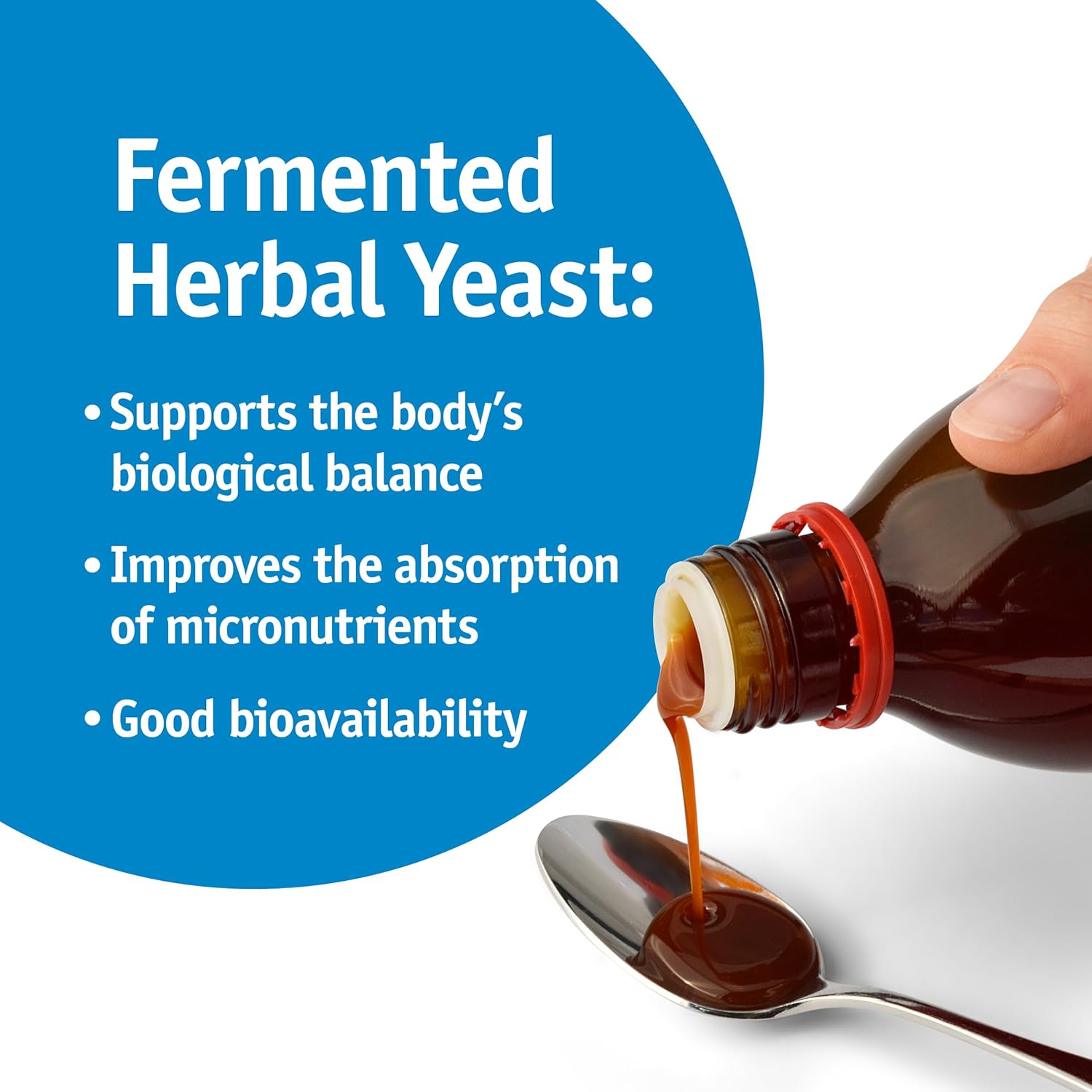 Strath Nutritional Yeast Liquid Syrup 8.4 Oz - Vegetarian, Lactose Free, Artificial Additive Free - Digestive Support, Nutrient Absorption - Unflavored Daily Supplement - Prebiotic and Postbiotic