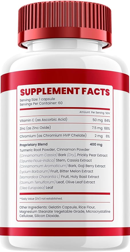 Sugar Protect Capsules – SugarProtect Natural Blend Daily Health Vitamins Supplement (1 Pack - 60 Capsules)