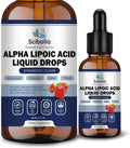 Alpha Lipoic Acid 1000mg Liquid Drops, Max Strength 11-in-1 ALA Supplement w. Acetyl L-Carnitine Benfotiamine & B1 B12 C E, Alpha-Lipoic Acid Nutritional for Neuropathy Nerve Energy Antioxidant