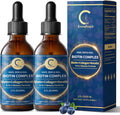 Liquid Biotin & Collagen Drops 20,000mcg--High Potency Hair Growth Vitamin Support - Biotin and Liquid Collagen Supplement for Women & Men - Glowing Skin Support, Healthy Hair & Nail Growth - 4 Fl Oz