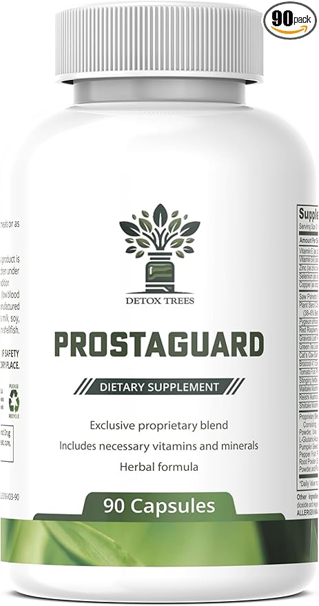 ProstaGuard Prostate Supplement - Prostate Supplements for Men with Saw Palmetto Extract, Pygeum Africanum, Beta Sitosterol and Zinc for Prostate Health & Urinary Tract Health