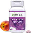 EZ Melts Hair Health Complete - Hair Supplement to Support Strength & Growth - Includes AnaGain Nu, Biotin, Apigenin, Bambo Silica & More - 1 Pack