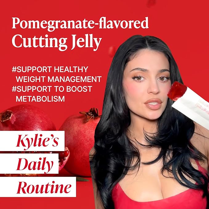FOODOLOGY Coleology Cutting Stick Jelly, Pomegranate – Appetite Suppressant, Support Weight Management, Chia Seeds, Garcinia Cambogia HCA, Korean Dietary Supplement with Collagen - 1 Pack of 10