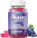 Sleep Gummies, 500mg Magnesium Citrate, High Absorption Magnesium Gummies with L-Theanine and Herbal Blend for Sleep, Mood, Relaxation, for Adults, Vegan, Grape Flavor, 60 Count