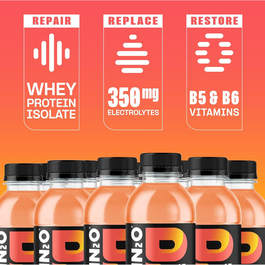 Protein2o 15g Whey Protein Infused Water, Peach Mango, 16.9 Oz Bottle (Pack of 12)