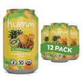 Humm Whole30 Approved Kombucha, Pineapple Kiwi, Organic, Vegan & GMO Free (12 Pack)